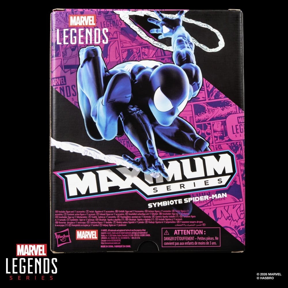 Hasbro Marvel Legends Maximum Series Symbiote Spider-Man Actionfigur