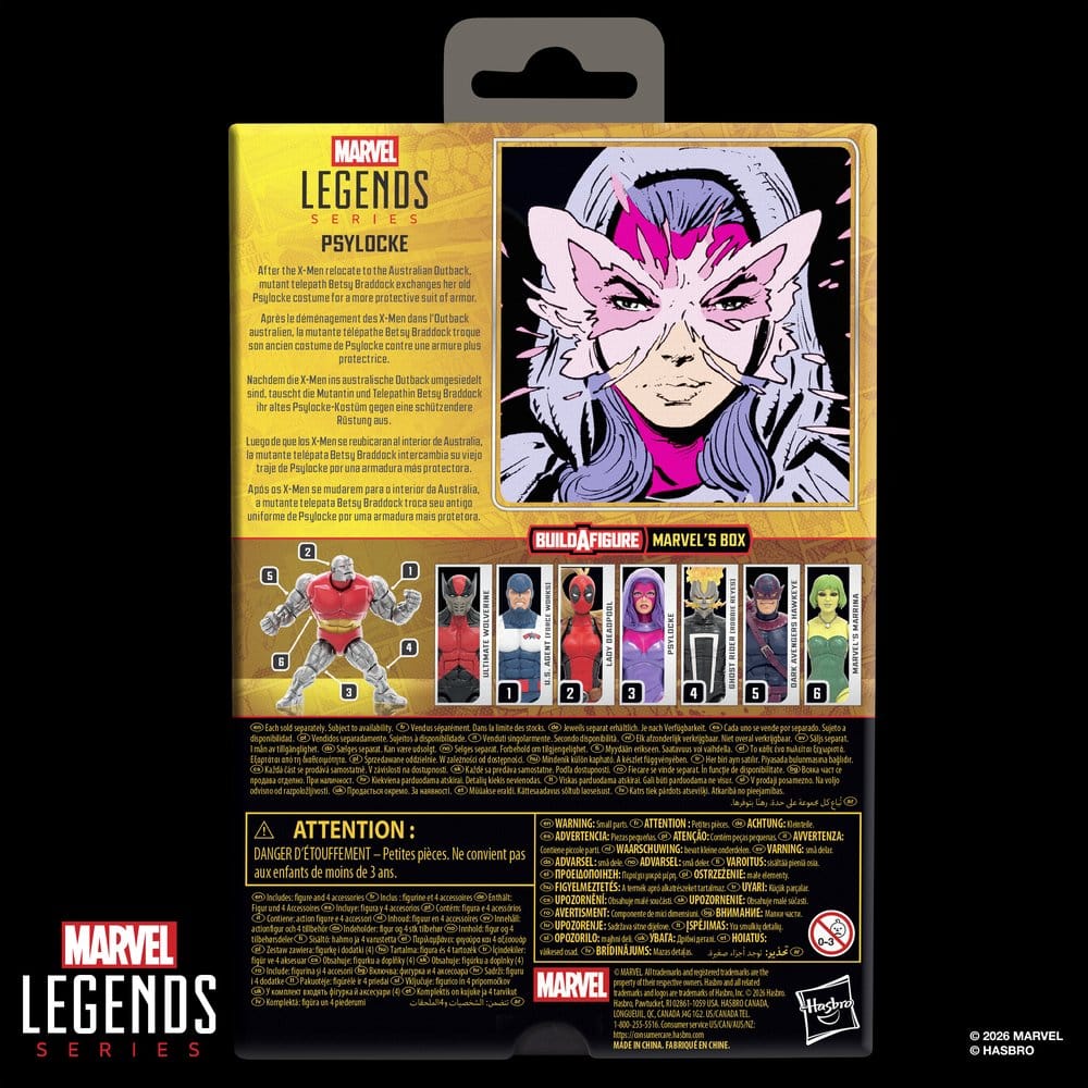Hasbro Marvel Legends Psylocke (BAF Marvel’s Box) Actionfigur