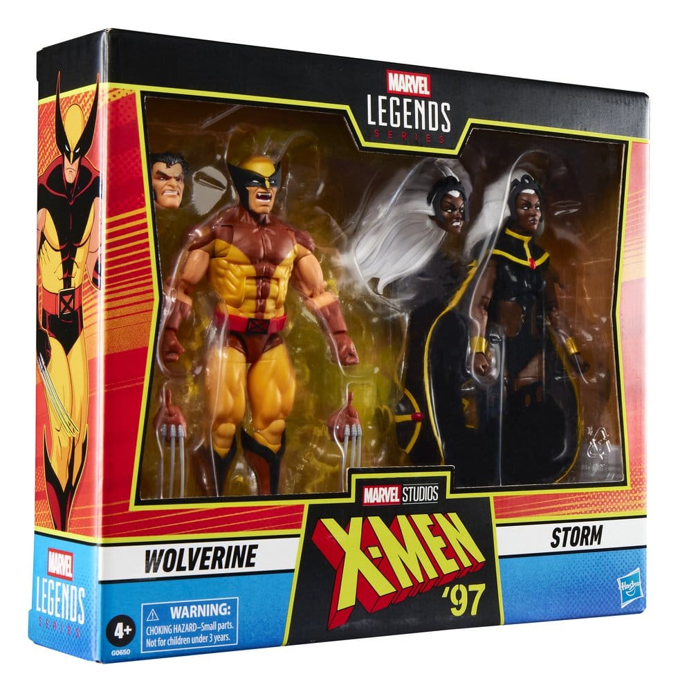 Hasbro Marvel Legends Storm & Wolverine 2er-Pack Actionfiguren