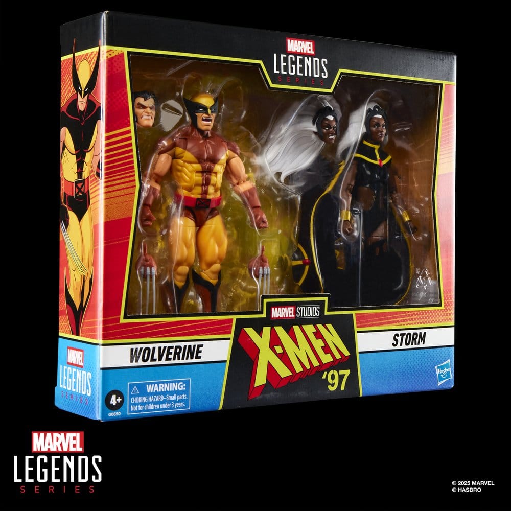Hasbro Marvel Legends Storm & Wolverine 2er-Pack Actionfiguren