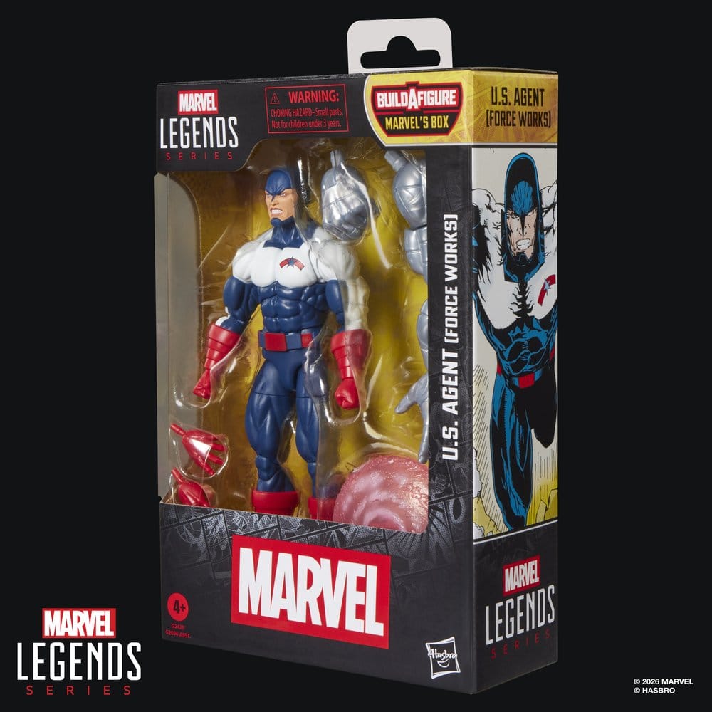 Hasbro Marvel Legends U.S. Agent (Force Works) (BAF Marvel’s Box) Actionfigur