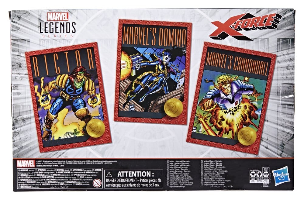 Hasbro Marvel Legends X-Force 3er-Pack Actionfiguren