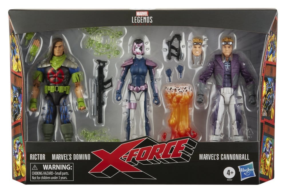 Hasbro Marvel Legends X-Force 3er-Pack Actionfiguren