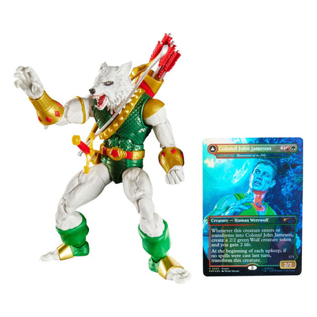 Hasbro Marvel Magic The Gathering Man-Wolf Legends Plus Exklusive Foil-Karte Actionfigur