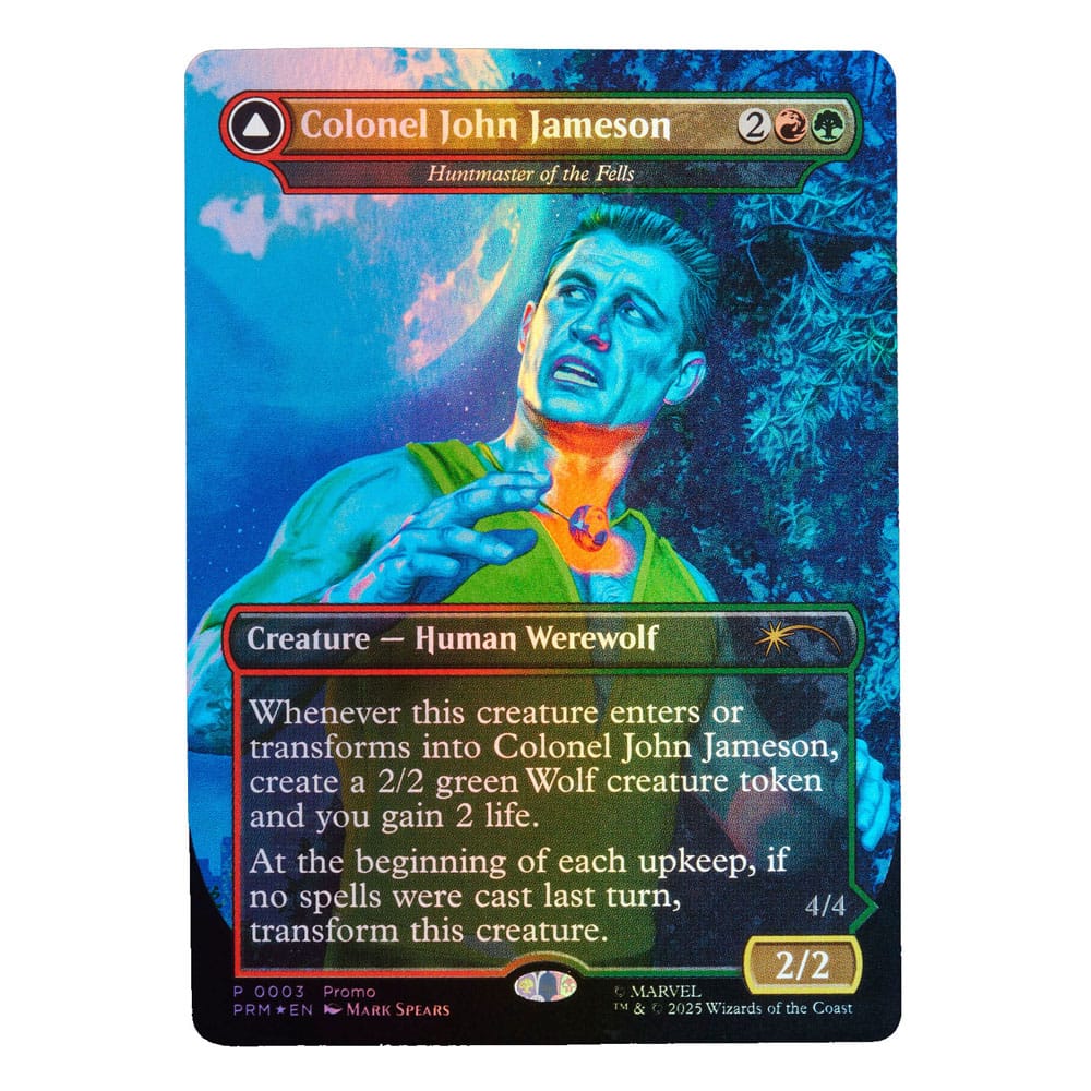 Hasbro Marvel Magic The Gathering Man-Wolf Legends Plus Exklusive Foil-Karte Actionfigur