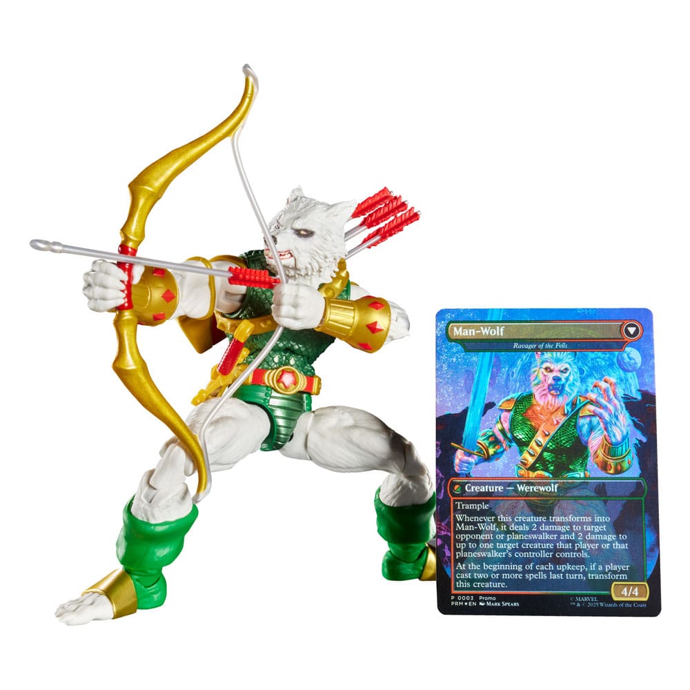 Hasbro Marvel Magic The Gathering Man-Wolf Legends Plus Exklusive Foil-Karte Actionfigur