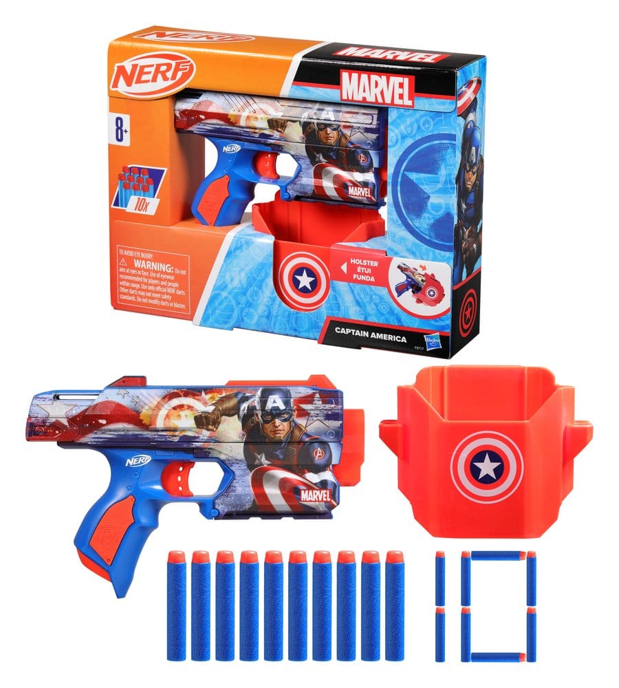 Hasbro Marvel NERF Dart-Blaster Captain America