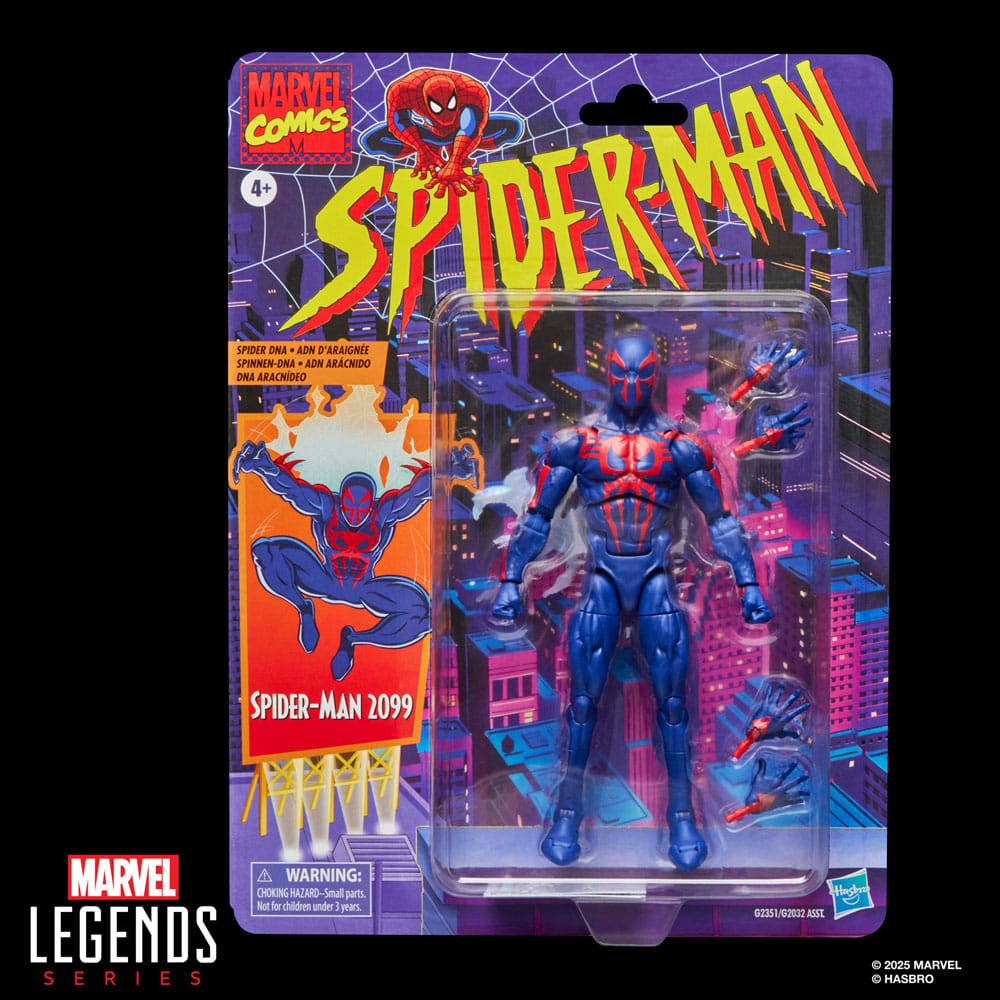 Hasbro Marvel Spider-Man 2099 Spider-Man Marvel Legends Retro Actionfigur