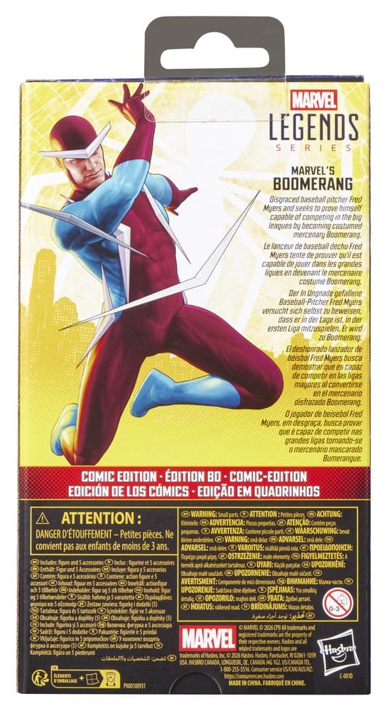 Hasbro Marvel Spider-Man Brand New Day Boomerang Marvel Legends Actionfigur