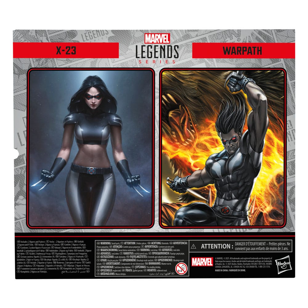 Hasbro Marvel X-Force X-23 & Warpath Legends 2er-Pack Actionfiguren