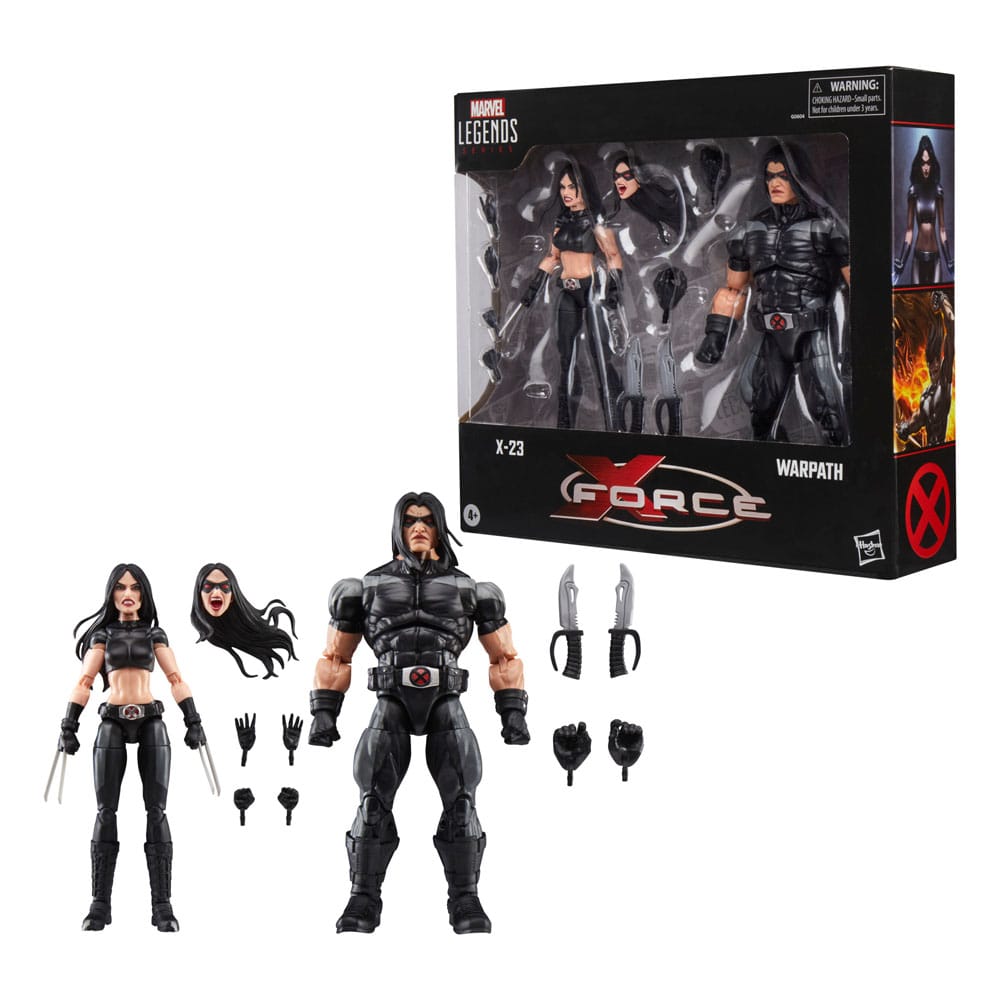 Hasbro Marvel X-Force X-23 & Warpath Legends 2er-Pack Actionfiguren