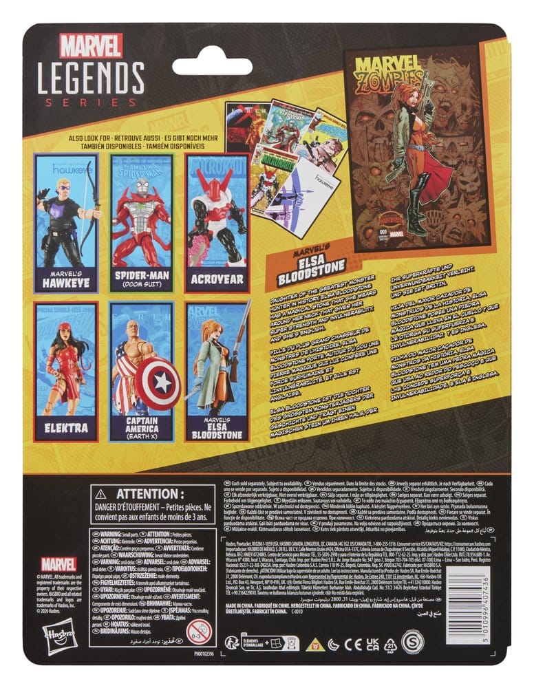Hasbro Marvel Zombies Marvel's Elsa Bloodstone Marvel Legends Actionfigur