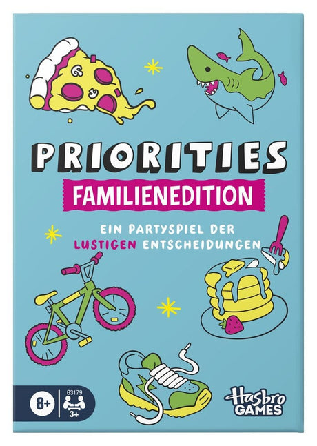 Hasbro Priorities Familien-Edition *Deutsche Version* Kartenspiel