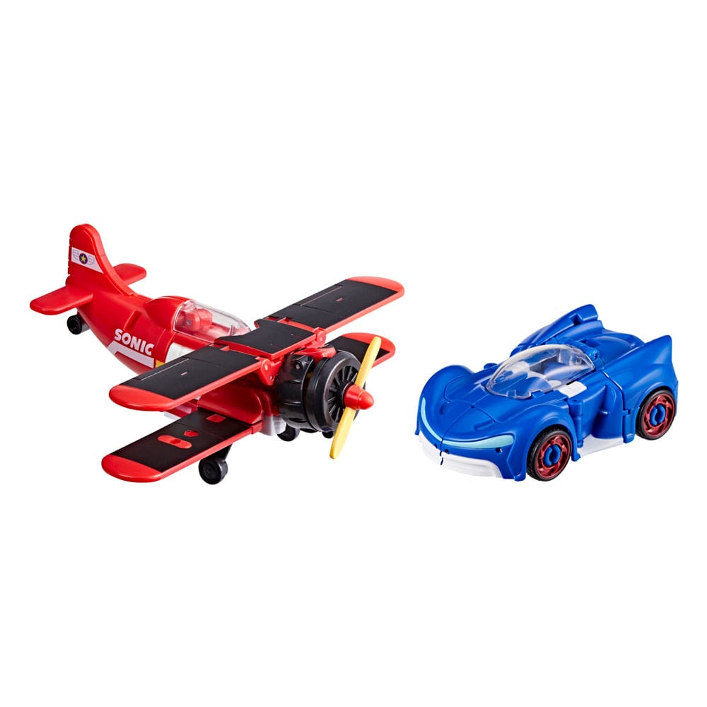 Hasbro Sonic the Hedgehog x Transformers Actionfiguren 2er-Pack Wingtail & Blue Booster