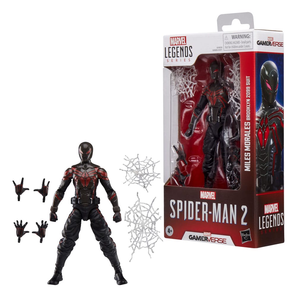Hasbro Spider-Man 2 Marvel Legends Gamerverse Miles Morales Brooklyn 2099 Suit Actionfigur