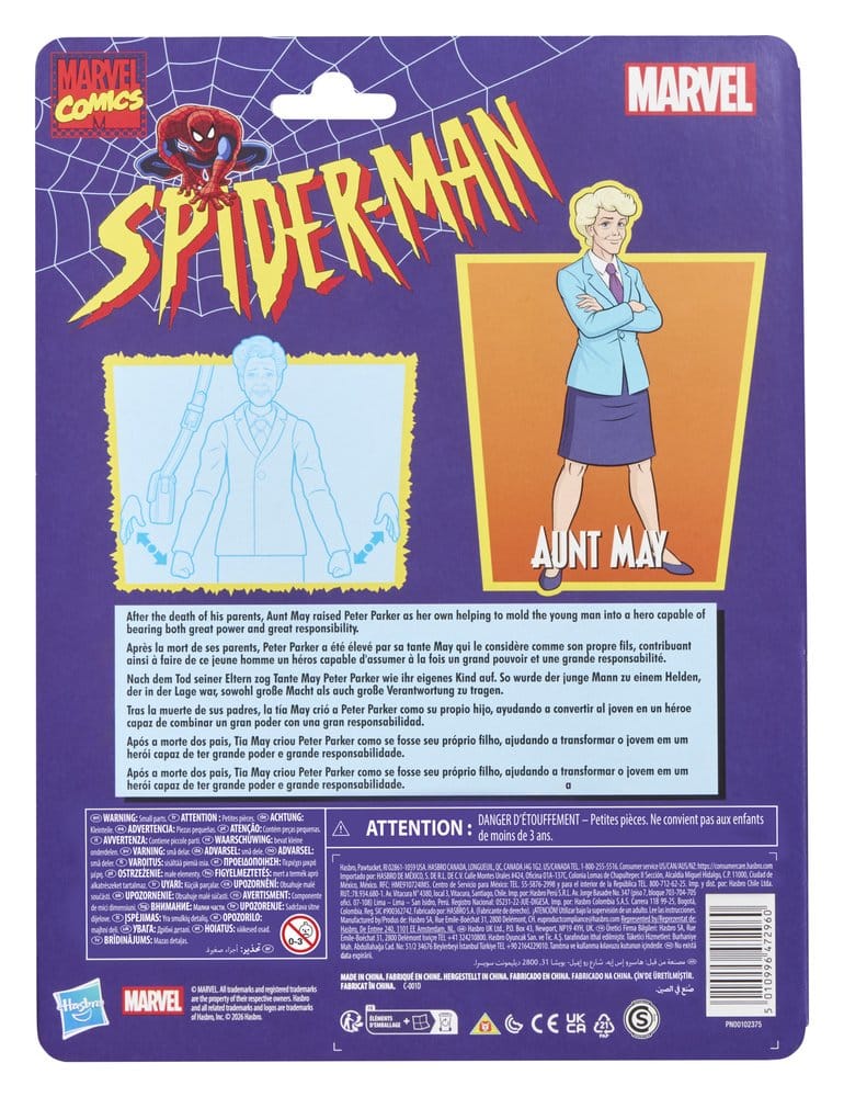 Hasbro Spider-Man Aunt May Marvel Legends Actionfigur