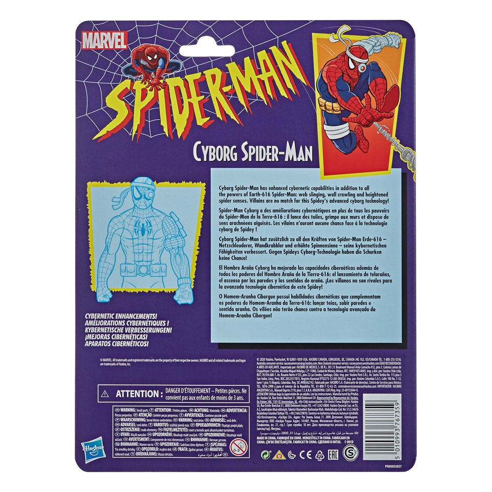 Hasbro Spider-Man Cyborg Spider-Man Marvel Retro Collection Actionfigur