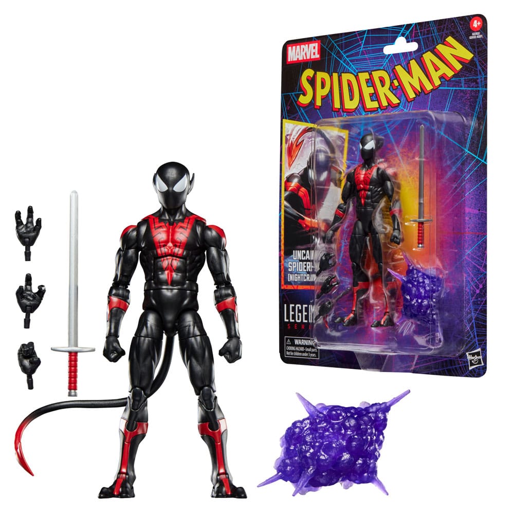 Hasbro Spider-Man Uncanny Spider-Man (Nightcrawler) Marvel Legends Retro Actionfigur