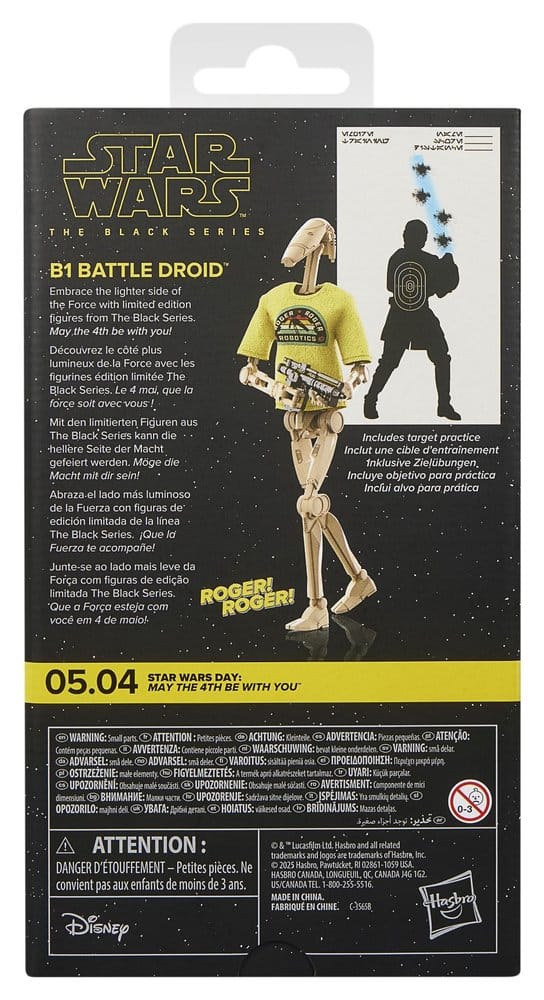 Hasbro Star Wars B1 Battle Droid May the 4th Be With You The Black Series Actionfigur