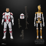 Hasbro Star Wars Battlefront II Phase I Assault Trooper & Battle Droid Officer Black Series 2er-Pack Actionfiguren