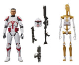 Hasbro Star Wars Battlefront II Phase I Assault Trooper & Battle Droid Officer Black Series 2er-Pack Actionfiguren