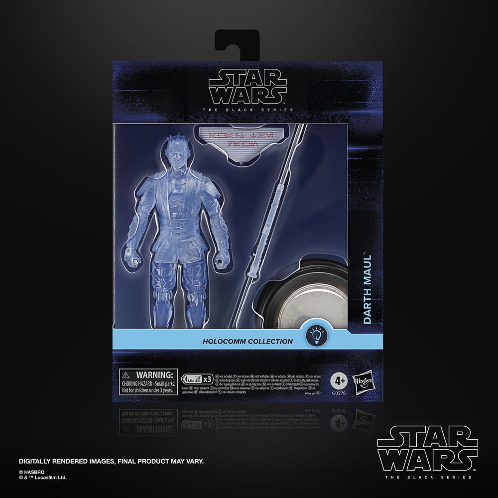 Hasbro Star Wars Darth Maul Holocomm Collection Black Series Actionfigur 15 cm