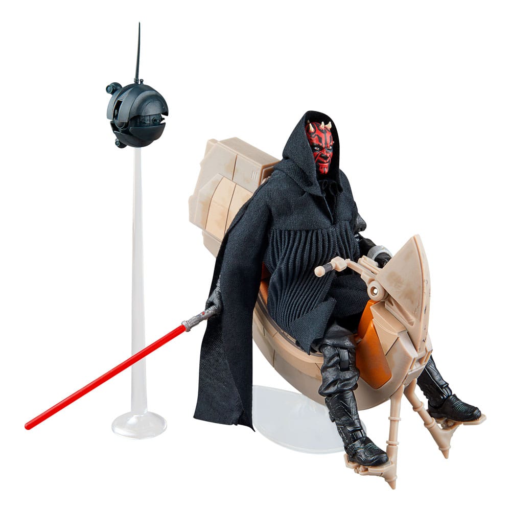 Hasbro Star Wars Episode I Darth Maul & Sith Speeder Black Series Fahrzeug mit Actionfigur