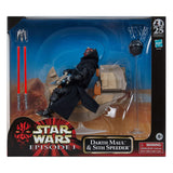 Hasbro Star Wars Episode I Darth Maul & Sith Speeder Black Series Fahrzeug mit Actionfigur