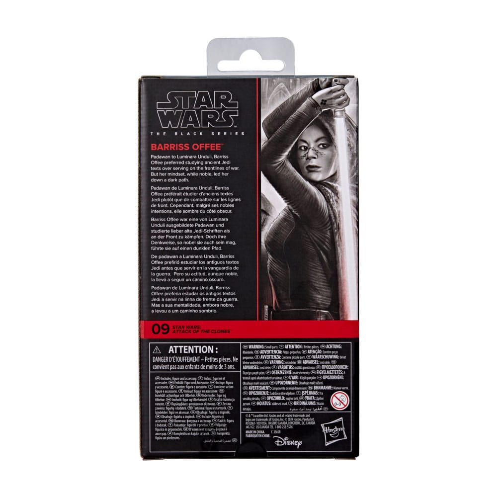 Hasbro Star Wars Episode II Barriss Offee Black Series Actionfigur