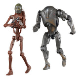 Hasbro Star Wars Episode II C-3PO (B1 Battle Droid Body) & Super Battle Droid Black Series Actionfiguren