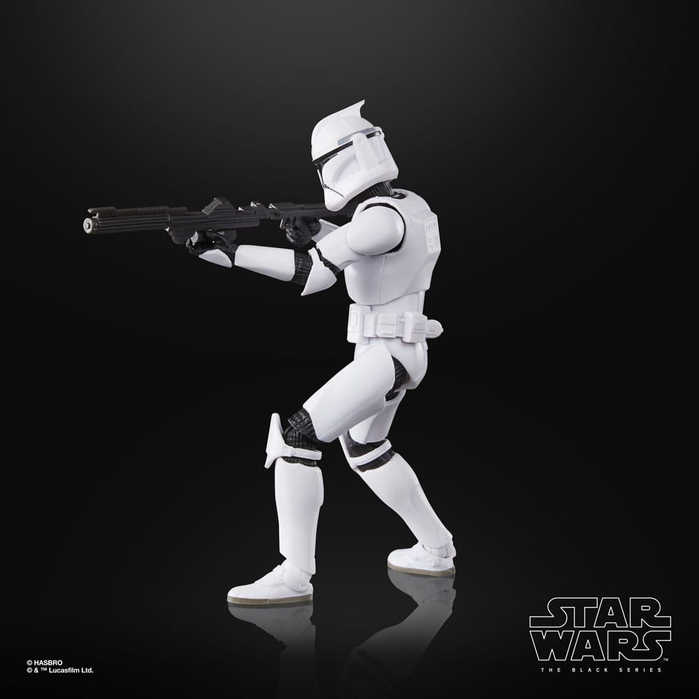 Hasbro Star Wars Episode II Clone Trooper Phase I Black Series Actionfigur