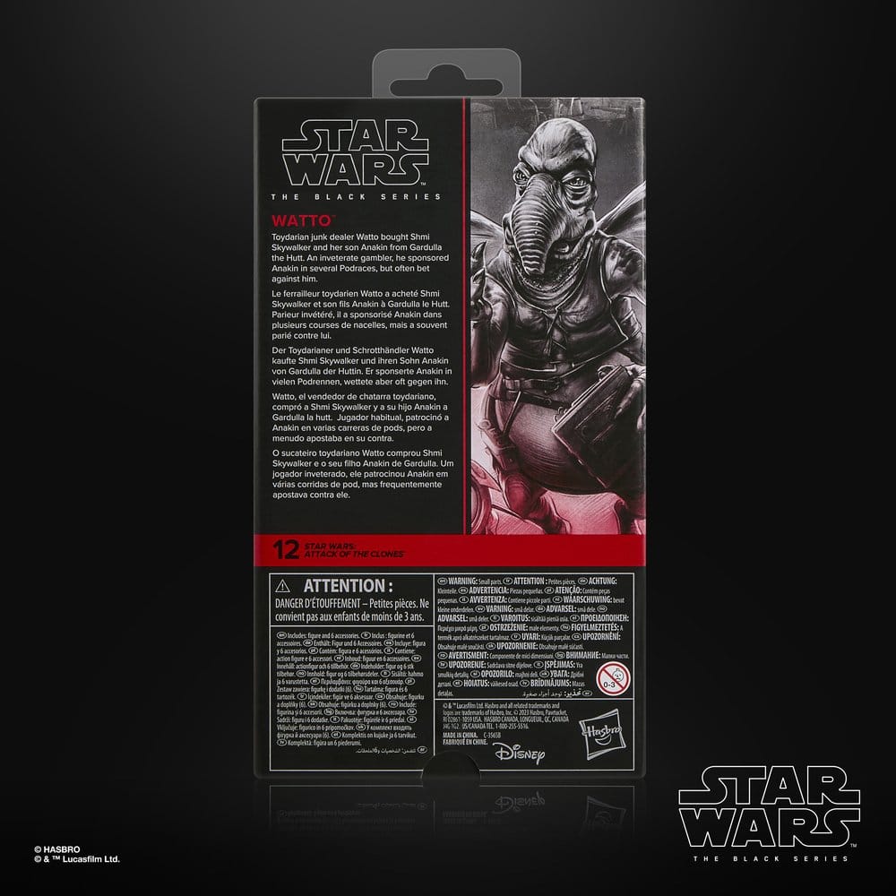Hasbro Star Wars Episode II Watto Black Series Actionfigur