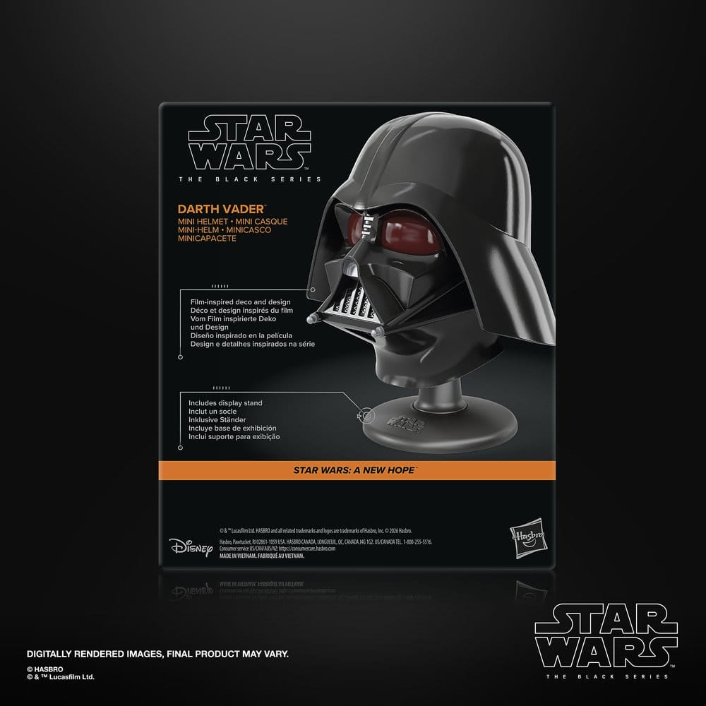 Hasbro Star Wars Episode IV Black Series Darth Vader Mini-Helm