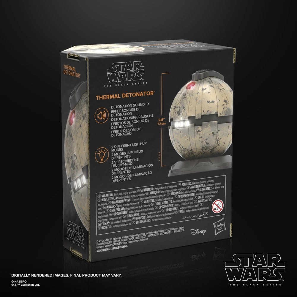 Hasbro Star Wars Episode VI Elektronischer Thermaldetonator Black Series