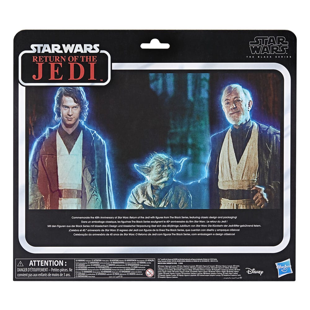 Hasbro Star Wars Episode VI Force Spirits Black Series 3er-Pack Actionfiguren
