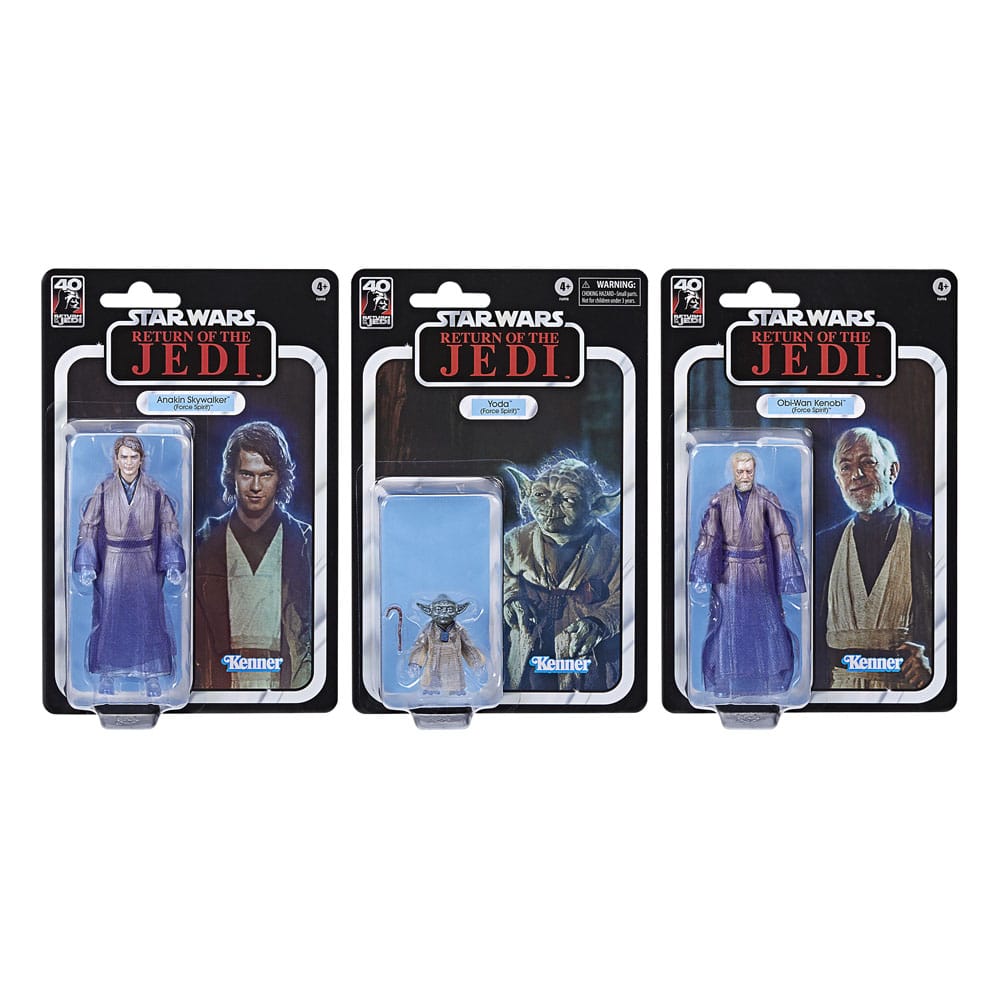 Hasbro Star Wars Episode VI Force Spirits Black Series 3er-Pack Actionfiguren