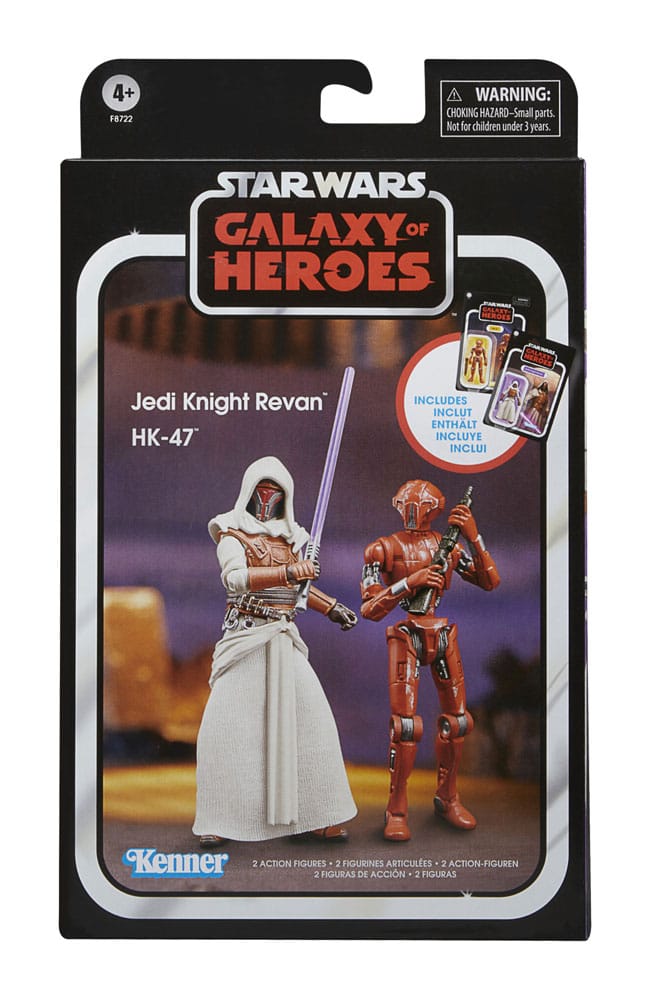 Hasbro Star Wars Galaxy of Heroes 2er-Pack Jedi Knight Revan & HK-47 Vintage Collection Actionfiguren