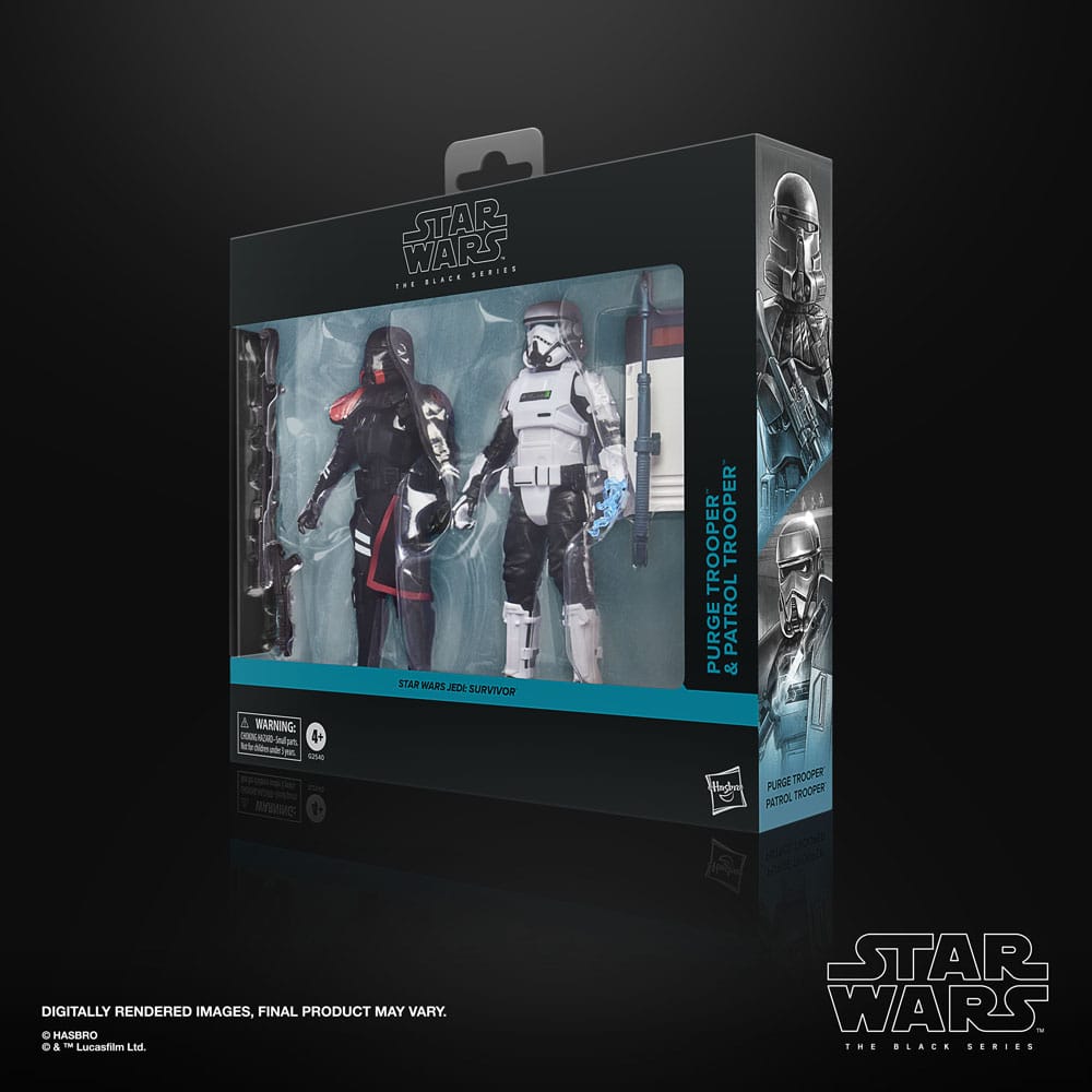 Hasbro Star Wars Jedi: Survivor Black Series Purge Trooper & Patrol Trooper Actionfigur 2er-Pack