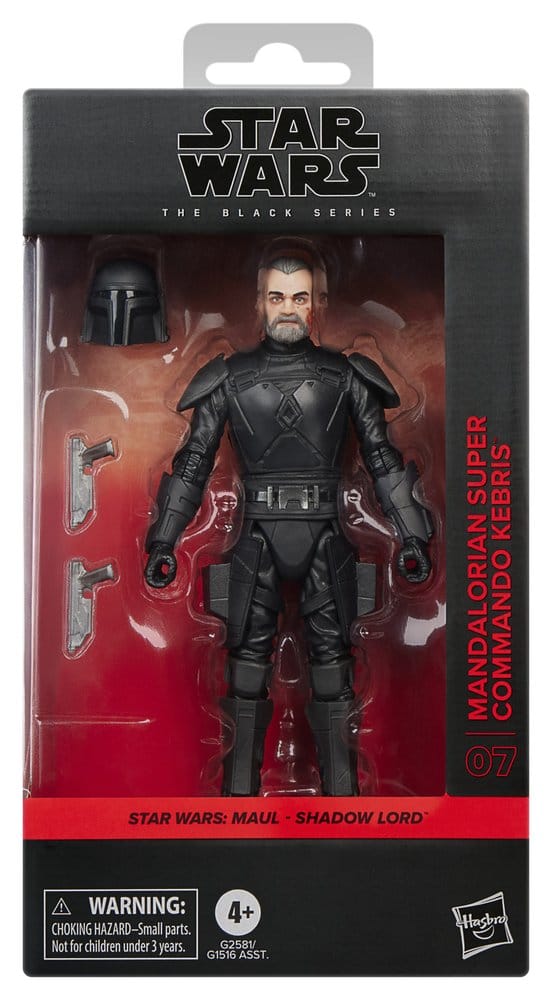 Hasbro Star Wars Maul Shadow Lord Mandalorian Super Commando Kebris Black Series Actionfigur