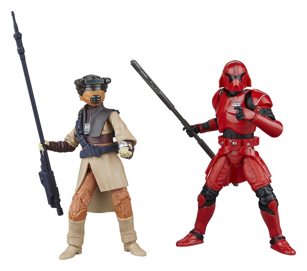 Hasbro Star Wars Shadows of the Empire Luke Skywalker (Imperial Guard) & Princess Leia Organa (Boushh) Black Series