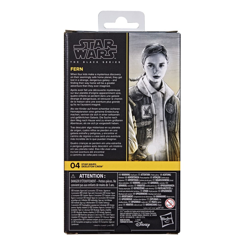 Hasbro Star Wars Skeleton Crew Fern Black Series Actionfigur