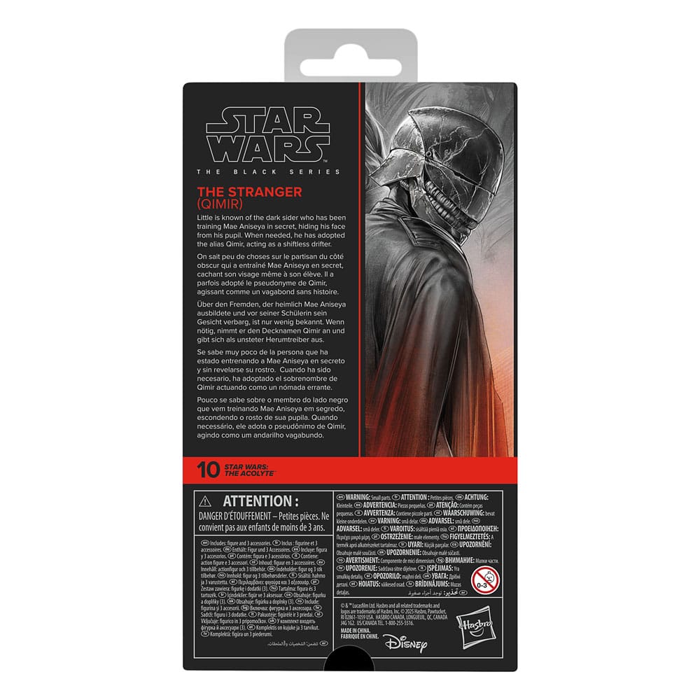Hasbro Star Wars The Acolyte The Stranger (Qimir) Black Series Actionfigur