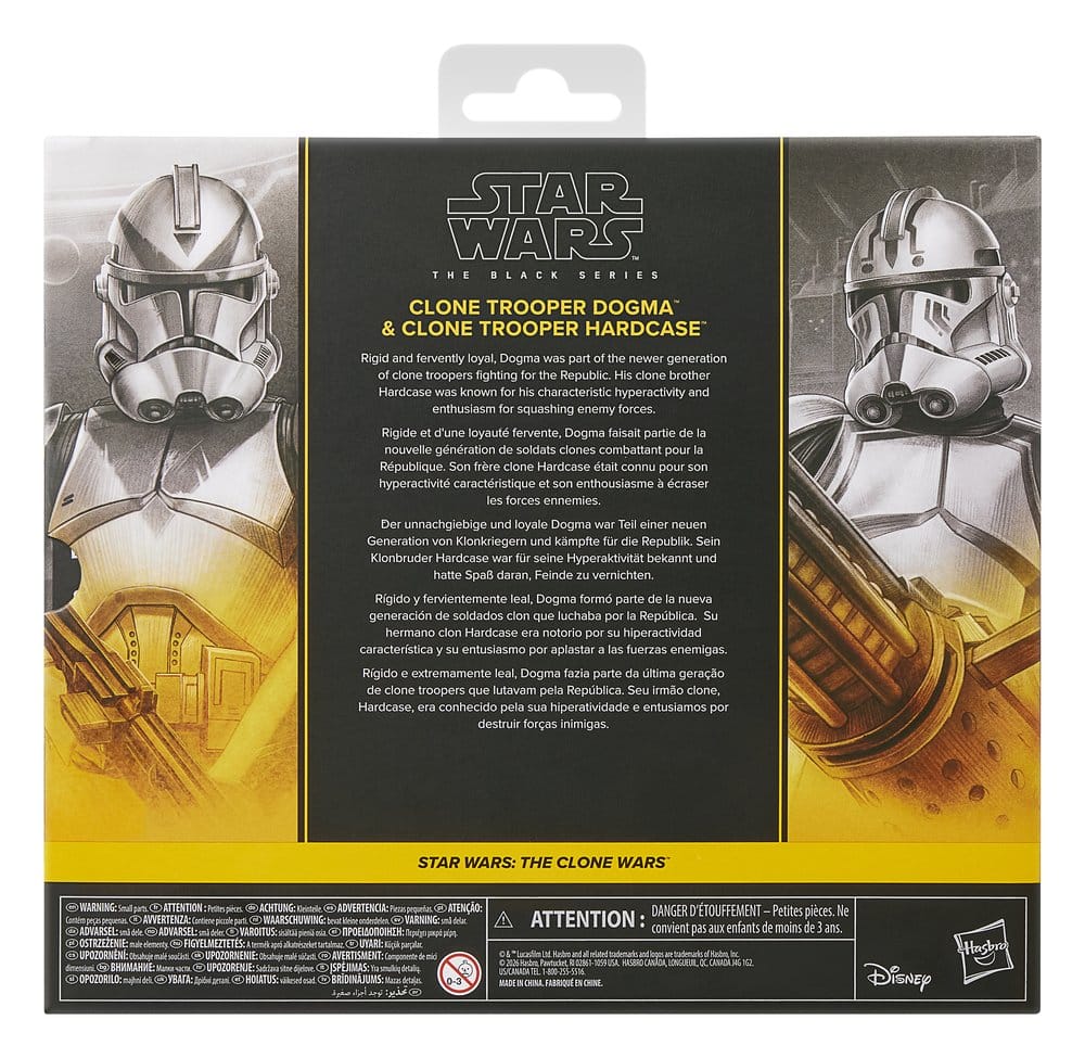 Hasbro Star Wars The Clone Wars Black Series 2er-Pack Clone Troopers Dogma & Hardcase Actionfiguren