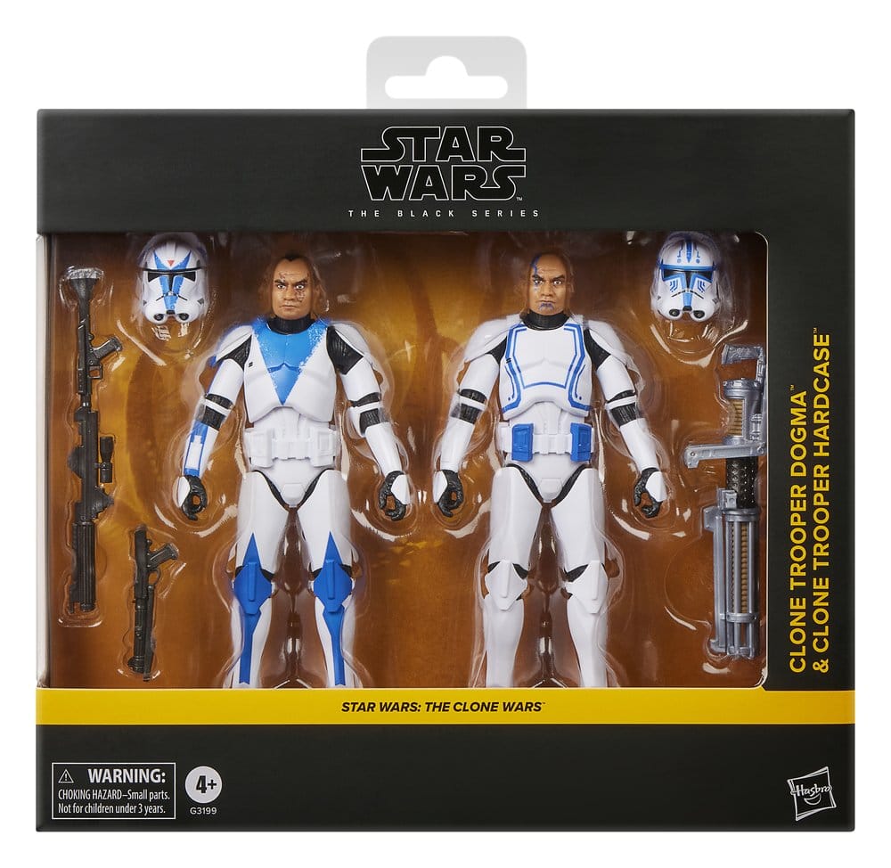 Hasbro Star Wars The Clone Wars Black Series 2er-Pack Clone Troopers Dogma & Hardcase Actionfiguren
