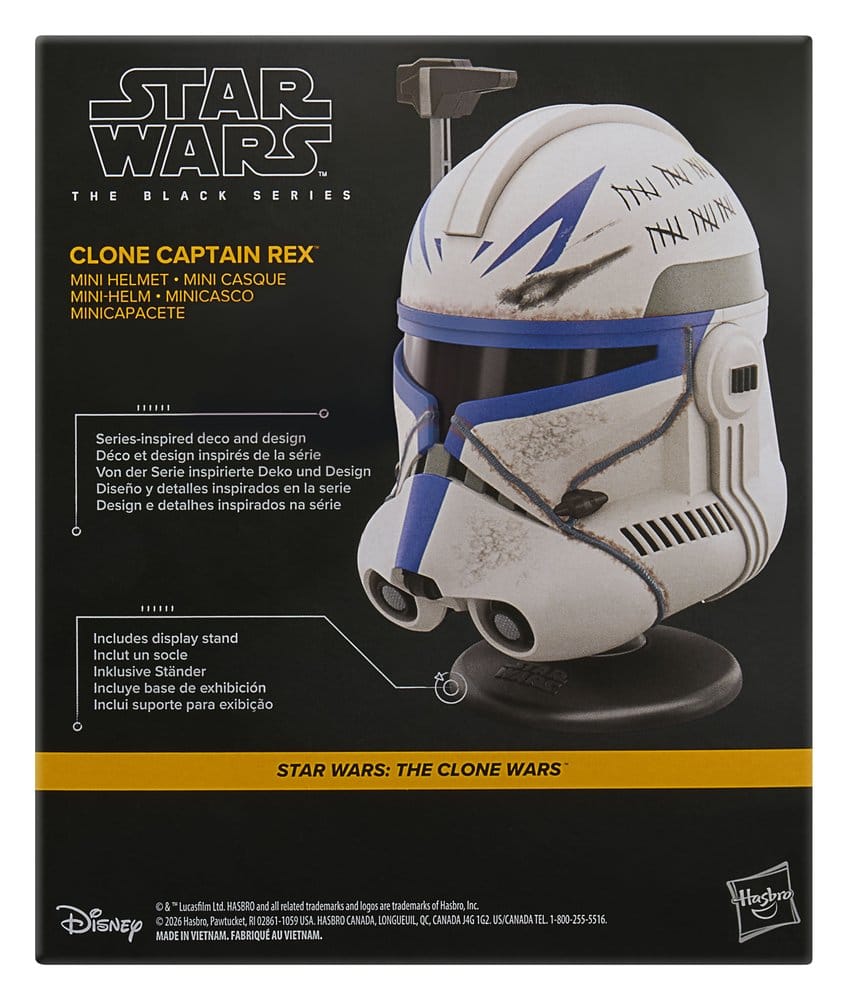 Hasbro Star Wars The Clone Wars Black Series Klon Captain Rex Mini-Helm
