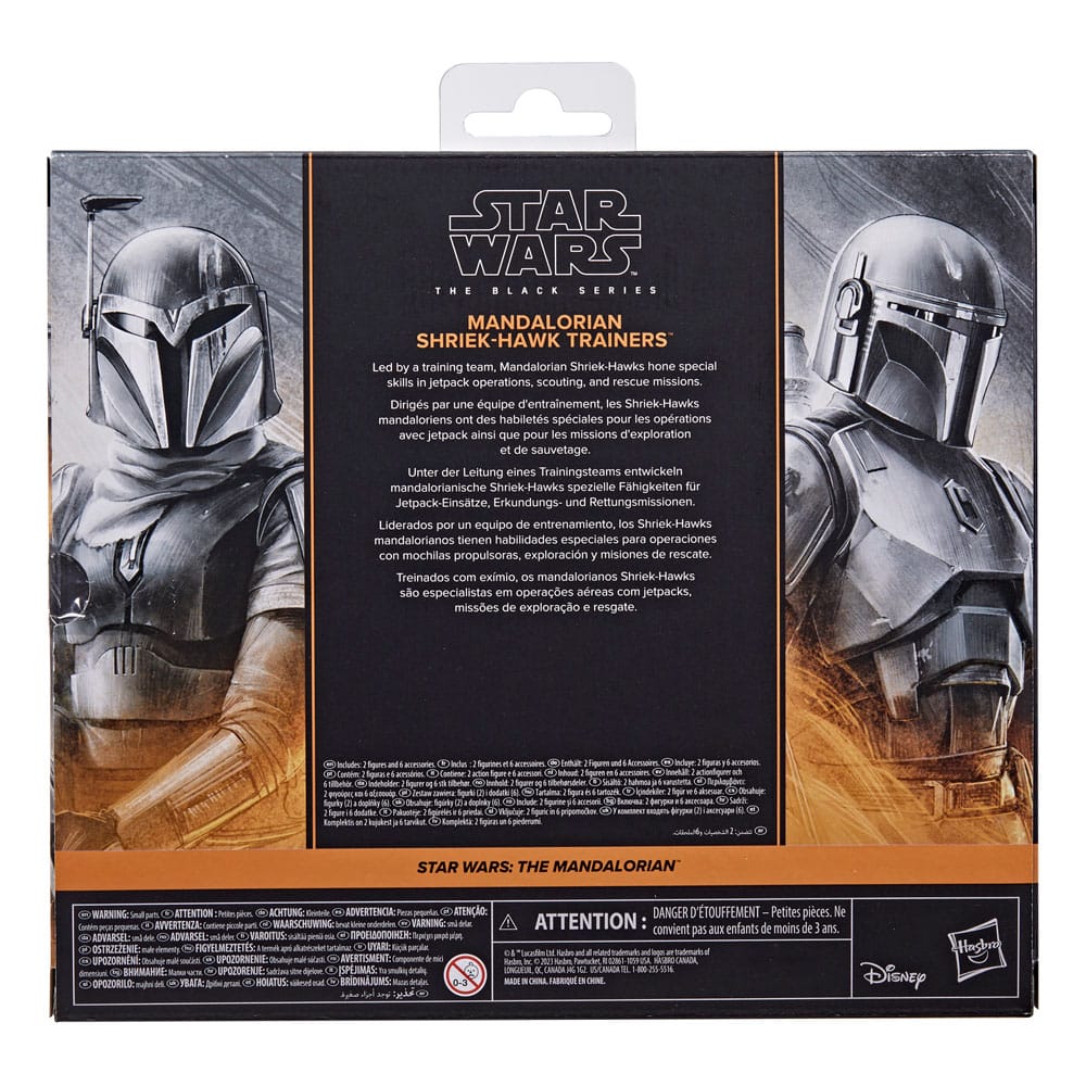 Hasbro Star Wars The Mandalorian Black Series 2er-Pack Mandalorian Shriek-Hawk Trainers Actionfiguren