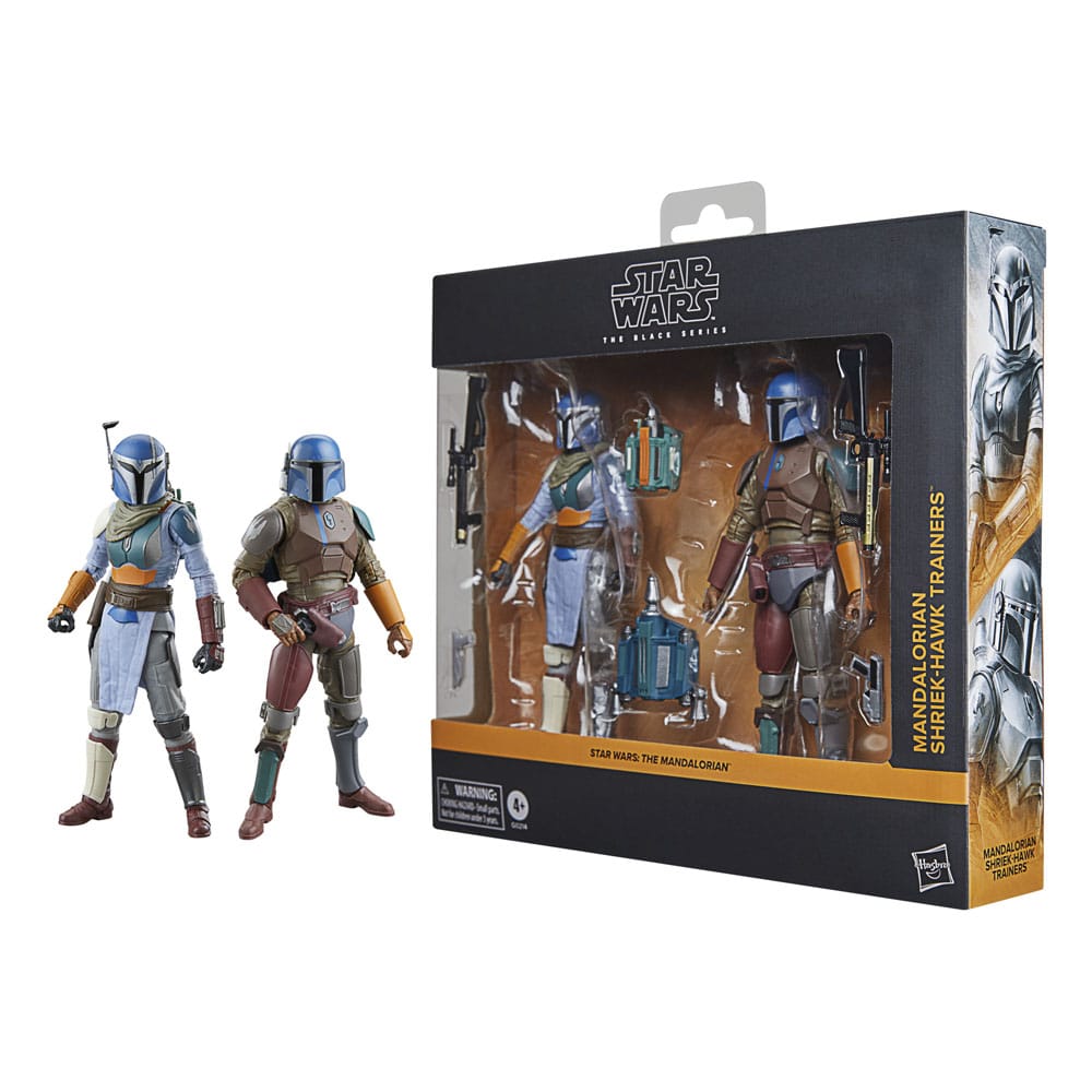 Hasbro Star Wars The Mandalorian Black Series 2er-Pack Mandalorian Shriek-Hawk Trainers Actionfiguren