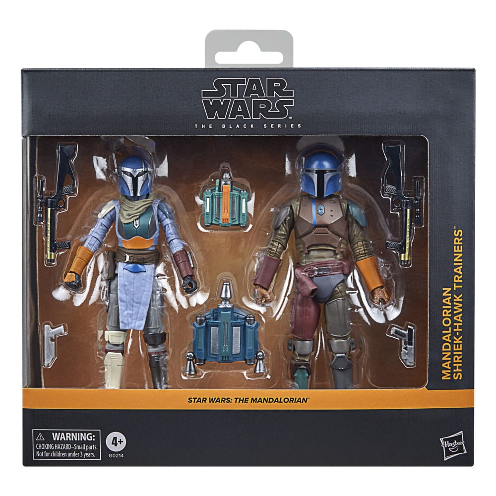 Hasbro Star Wars The Mandalorian Black Series 2er-Pack Mandalorian Shriek-Hawk Trainers Actionfiguren