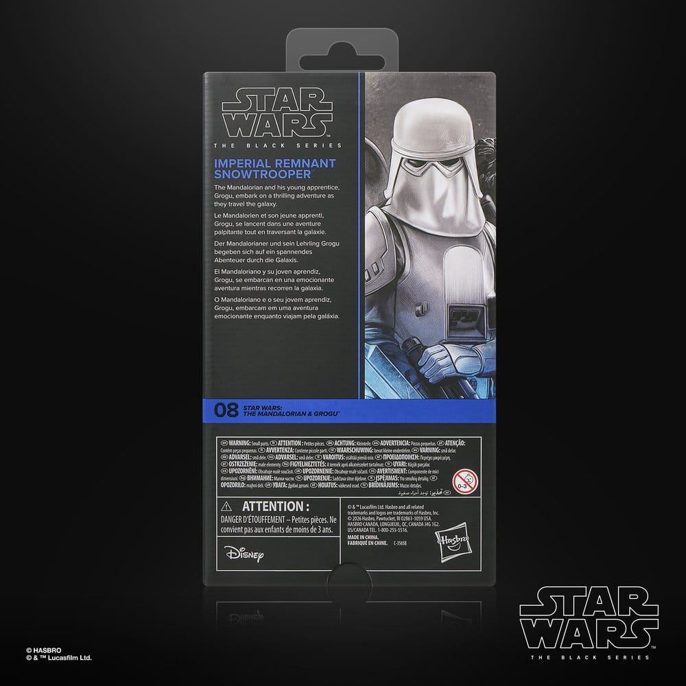 Hasbro Star Wars The Mandalorian & Grogu Black Series Imperial Remnant Snowtrooper Actionfigur