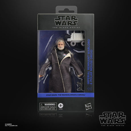 Hasbro Star Wars The Mandalorian & Grogu Black Series Imperial Remnant Warlord & Polar Mouse Droid Actionfigur